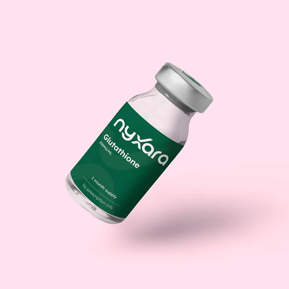 pink bg vial glutathione