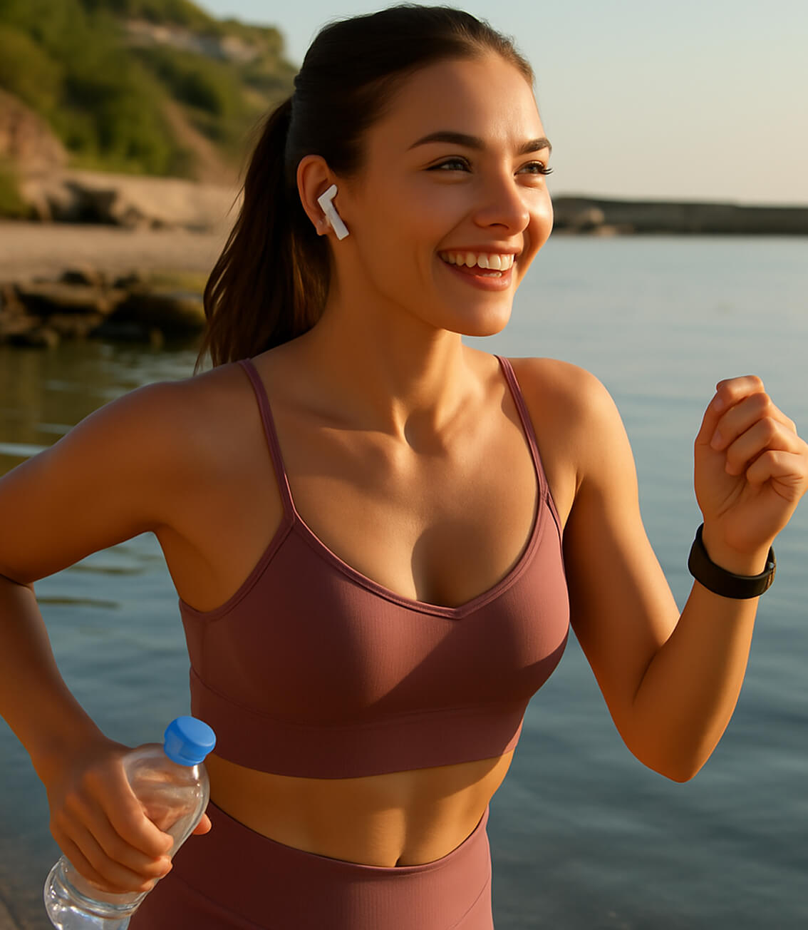 woman running